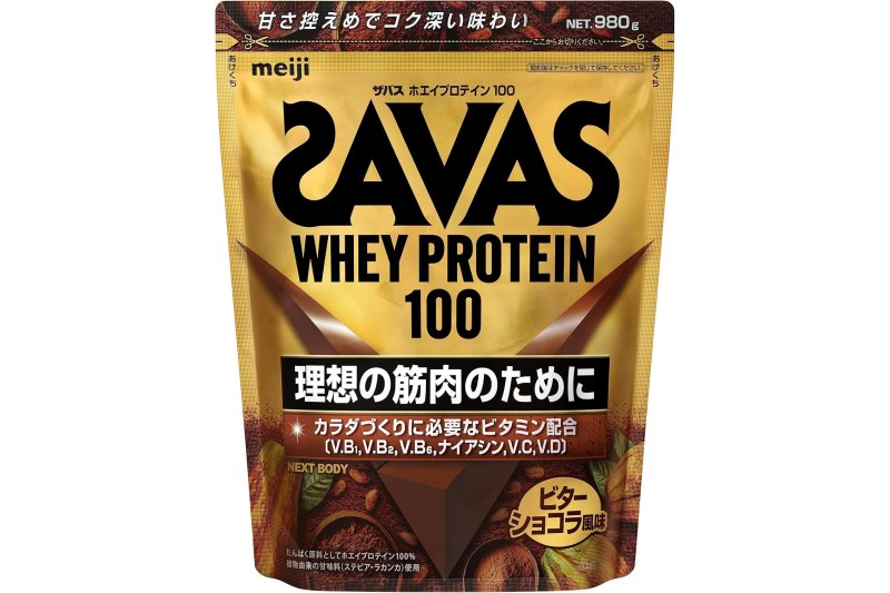 ザバス ホエイプロテイン100 ビターショコラ風味 980g