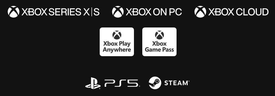 「Xbox Play Anywhere」のロゴがある