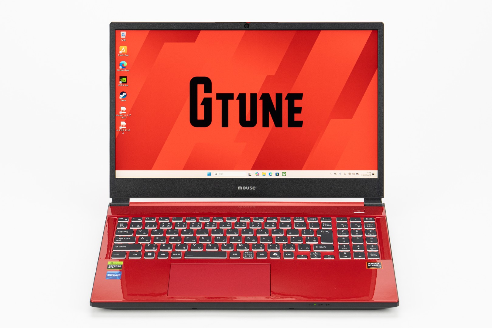 <a href="https://www.mouse-jp.co.jp/store/g/ggtune-p5a7g60rddhdw101dec/?utm_source=mdmr&utm_medium=content-text&utm_campaign=2604_mdrmr_copilot&utm_content=pr" class="strong nb" target="_blank">G TUNE P5-A7G60RD-D / レッド（Copilot+ PC）</a>