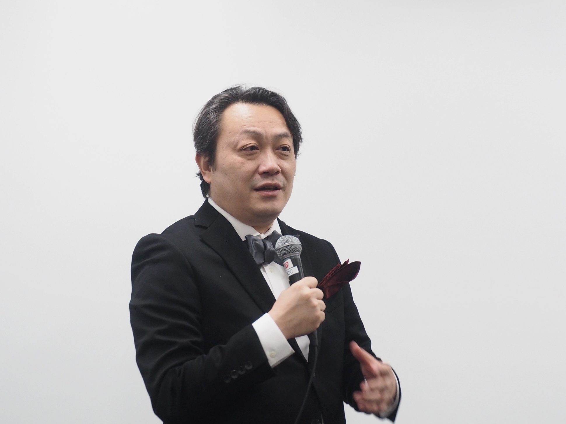 仕掛け人である清水亮氏が「全日本AIハッカソン」のコンセプトを説明した