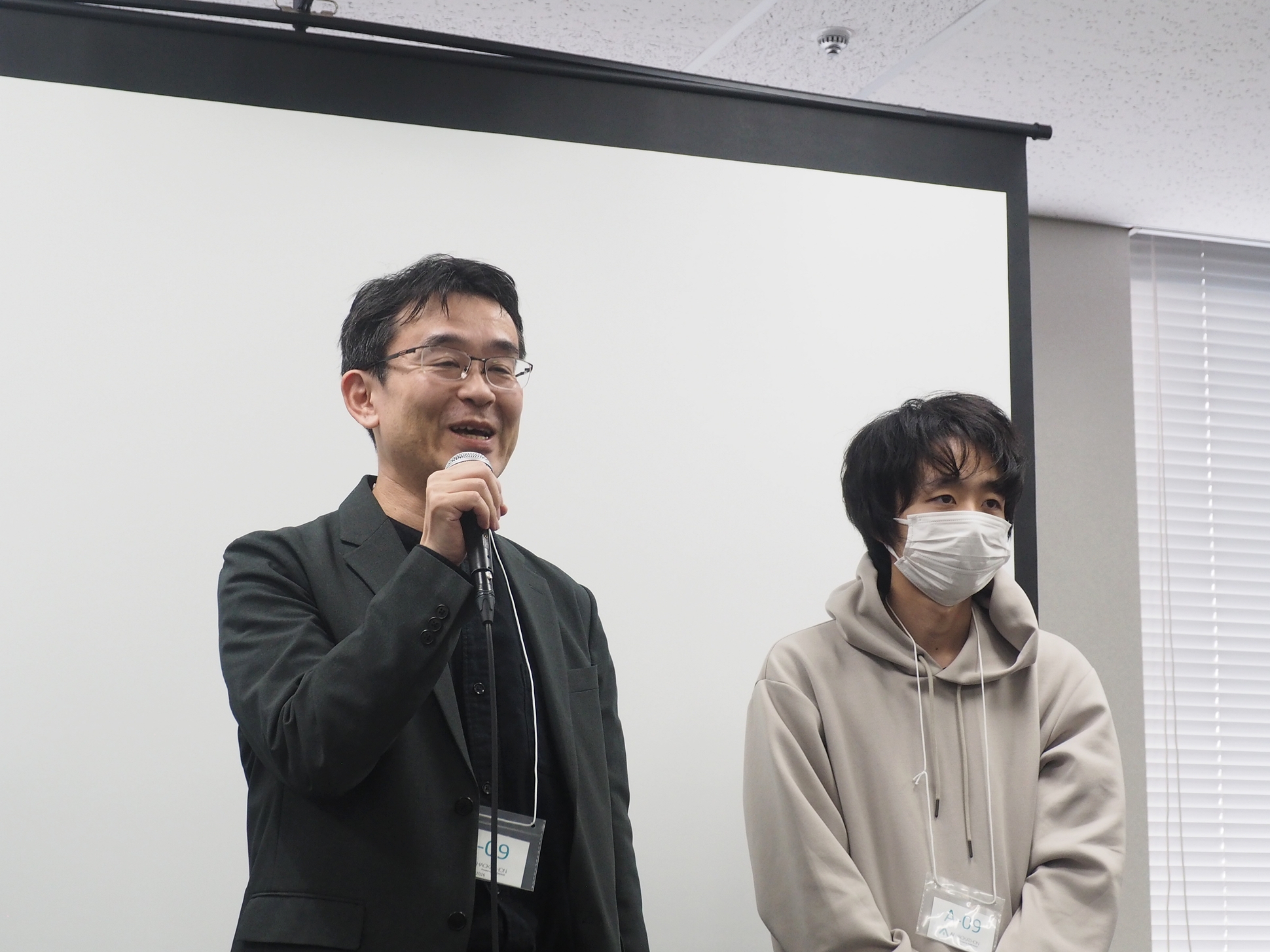 Aブロックの第1位に輝いたのは親子参加のチーム「Vertex Hunters」。作品名は「ファーストルック～あなたの第一印象～」。おめでとうございます！