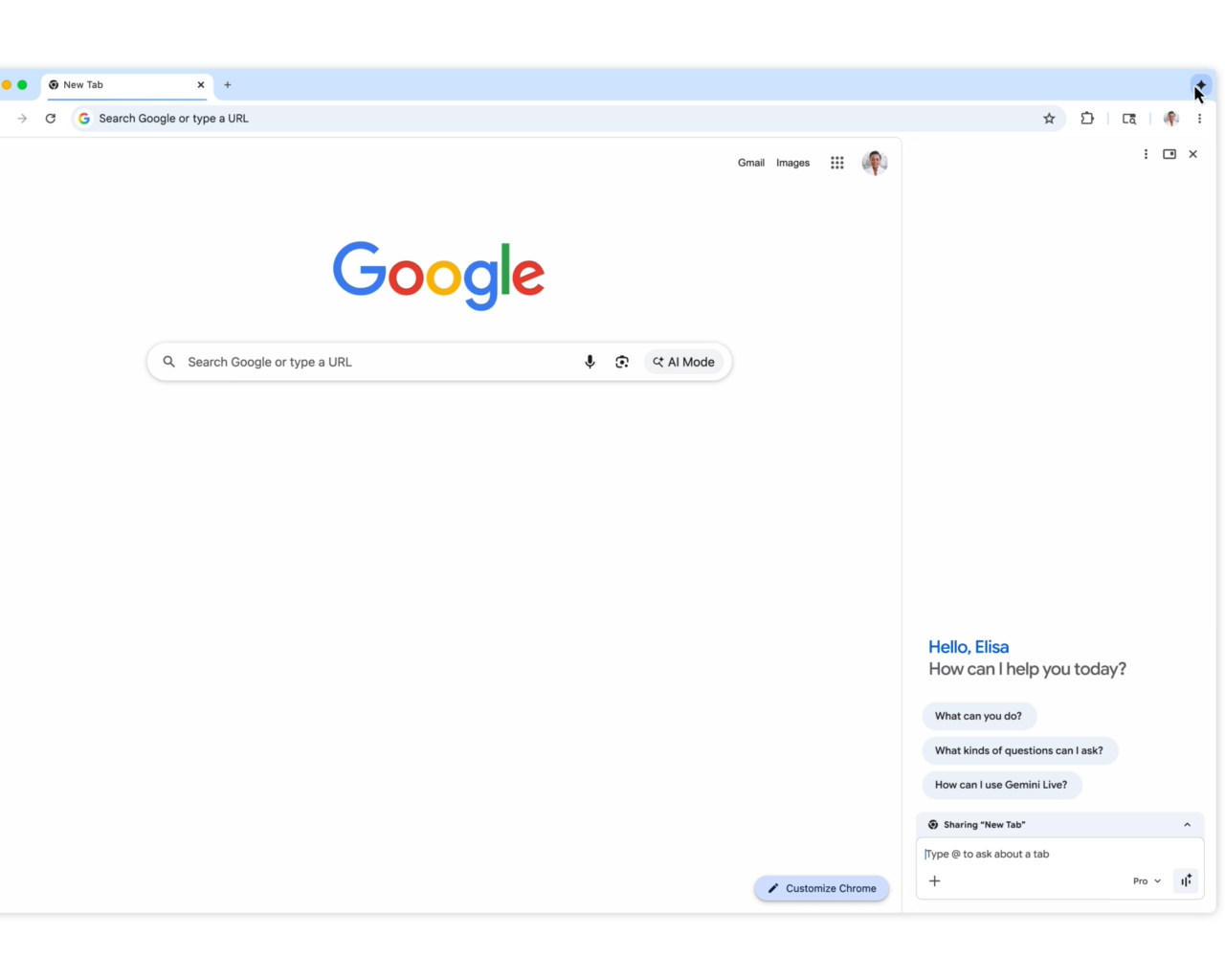 サイドパネルでマルチタスク
