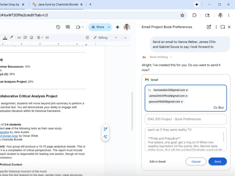 「Gmail」や「Google カレンダー」、「YouTube」といったGoogleアプリと連携できる「Connected Apps」