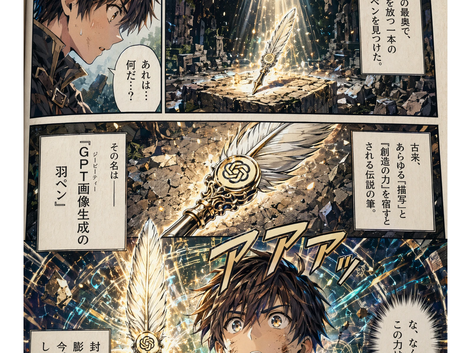 日本語のマンガを生成