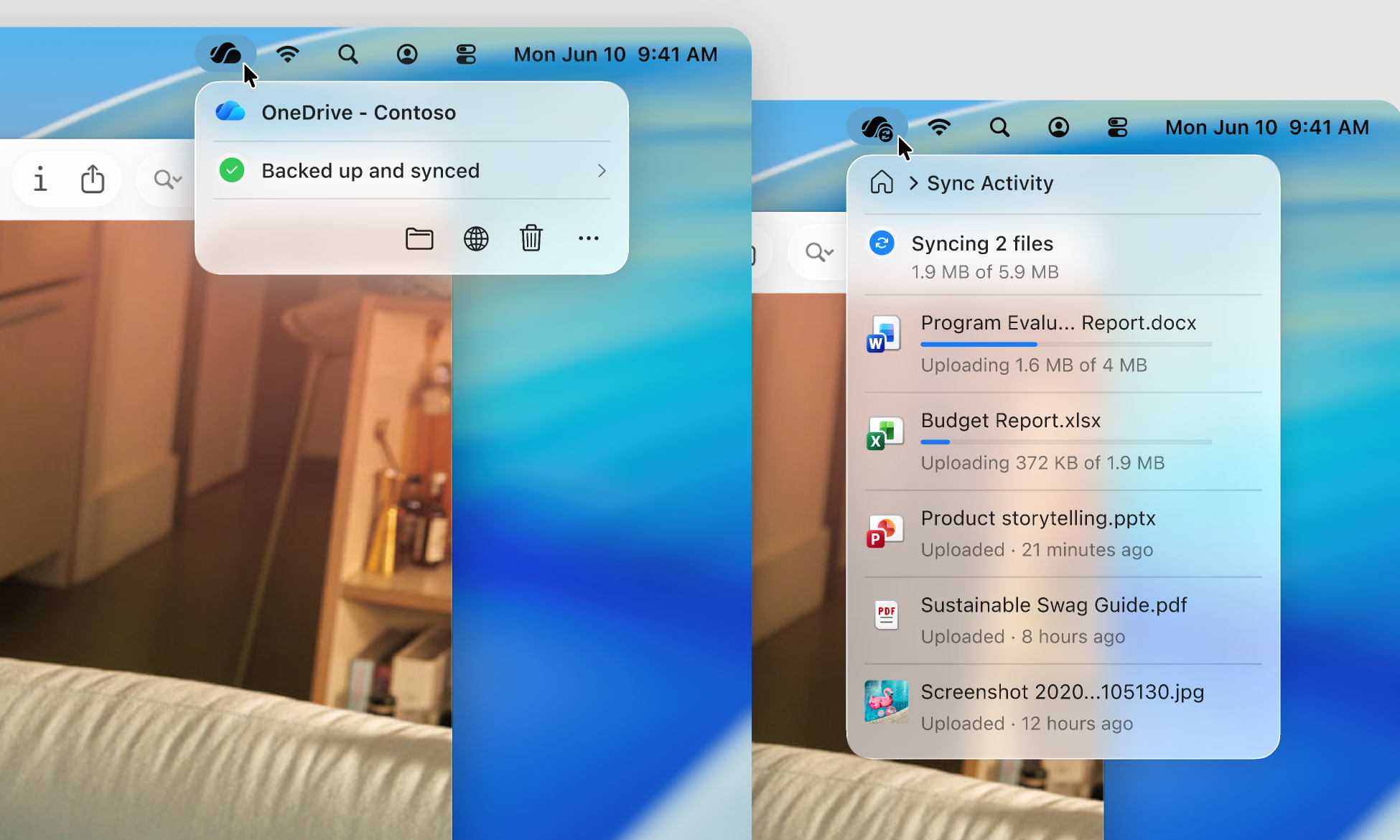macOS環境で「OneDrive」同期アプリのUIを全面刷新