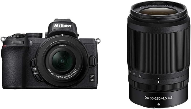 Nikon Z50 16-50 VR レンズキット＋望遠ズームレンズ（NIKKOR Z DX 50-250mm f/4.5-6.3 VR）