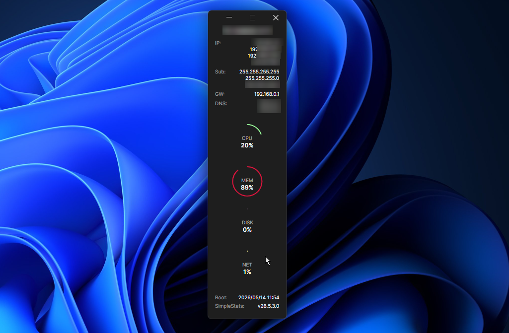 「SimpleStats」