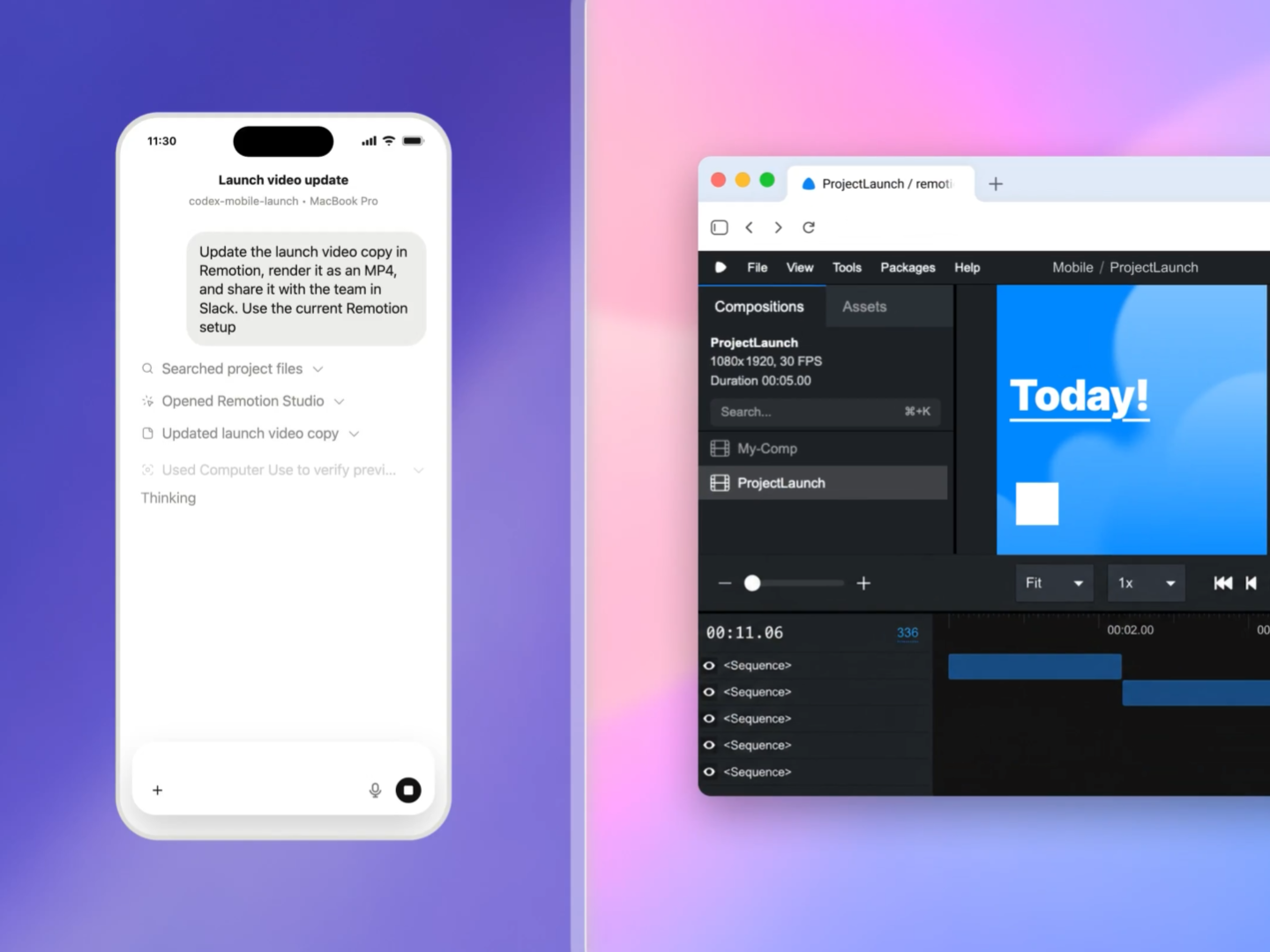 モバイル版「ChatGPT」アプリが「Codex」に対応