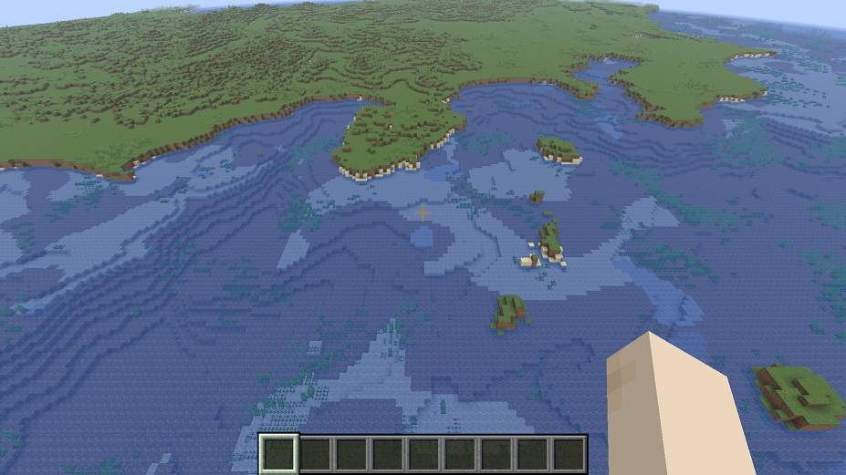 日本の周りをそのまま再現した「Minecraft」（マインクラフト）ワールド、海上保安庁が公開