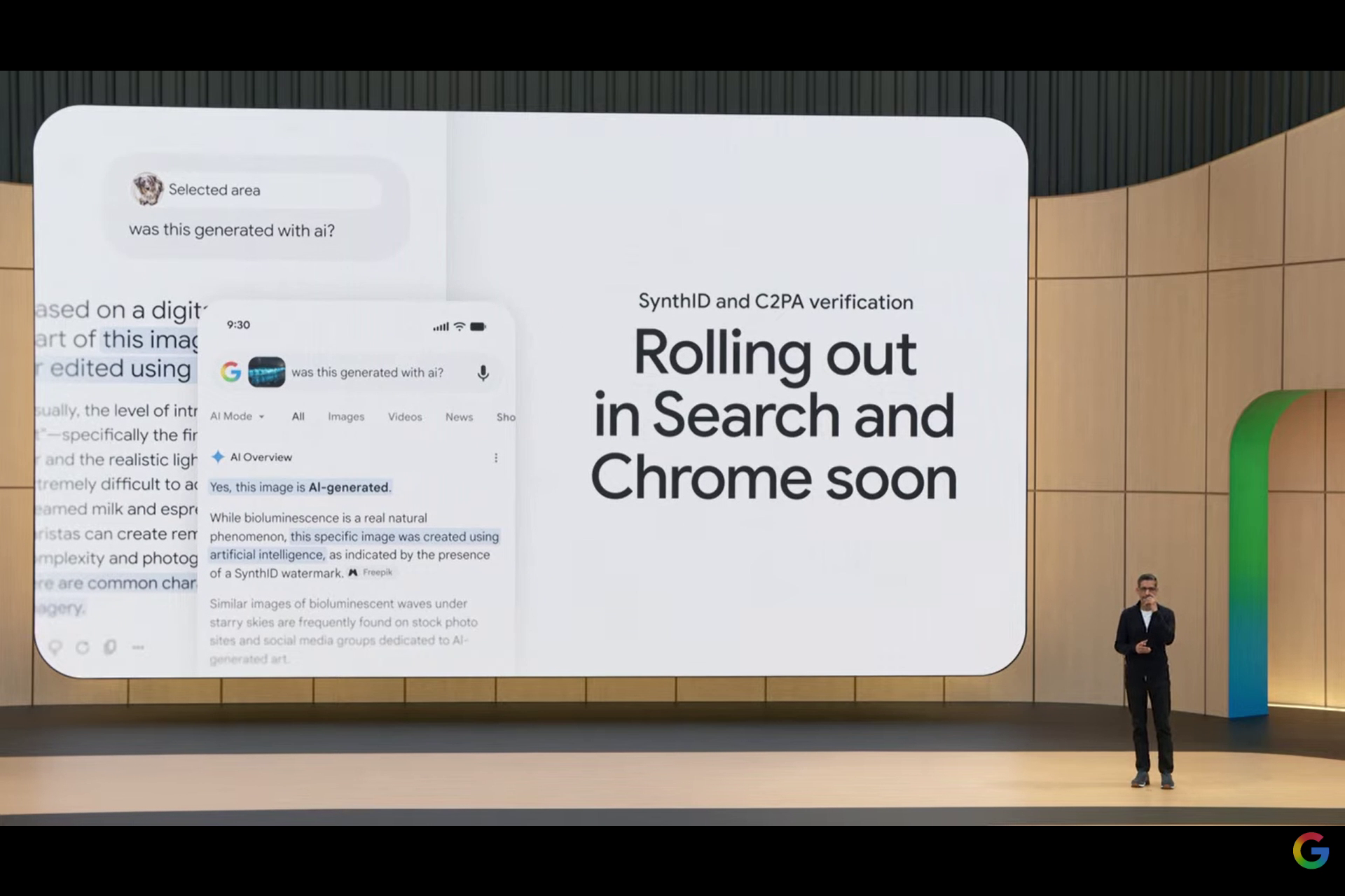 Google検索とChromeでのSynthIDとC2PAの検証もロールアウトへ