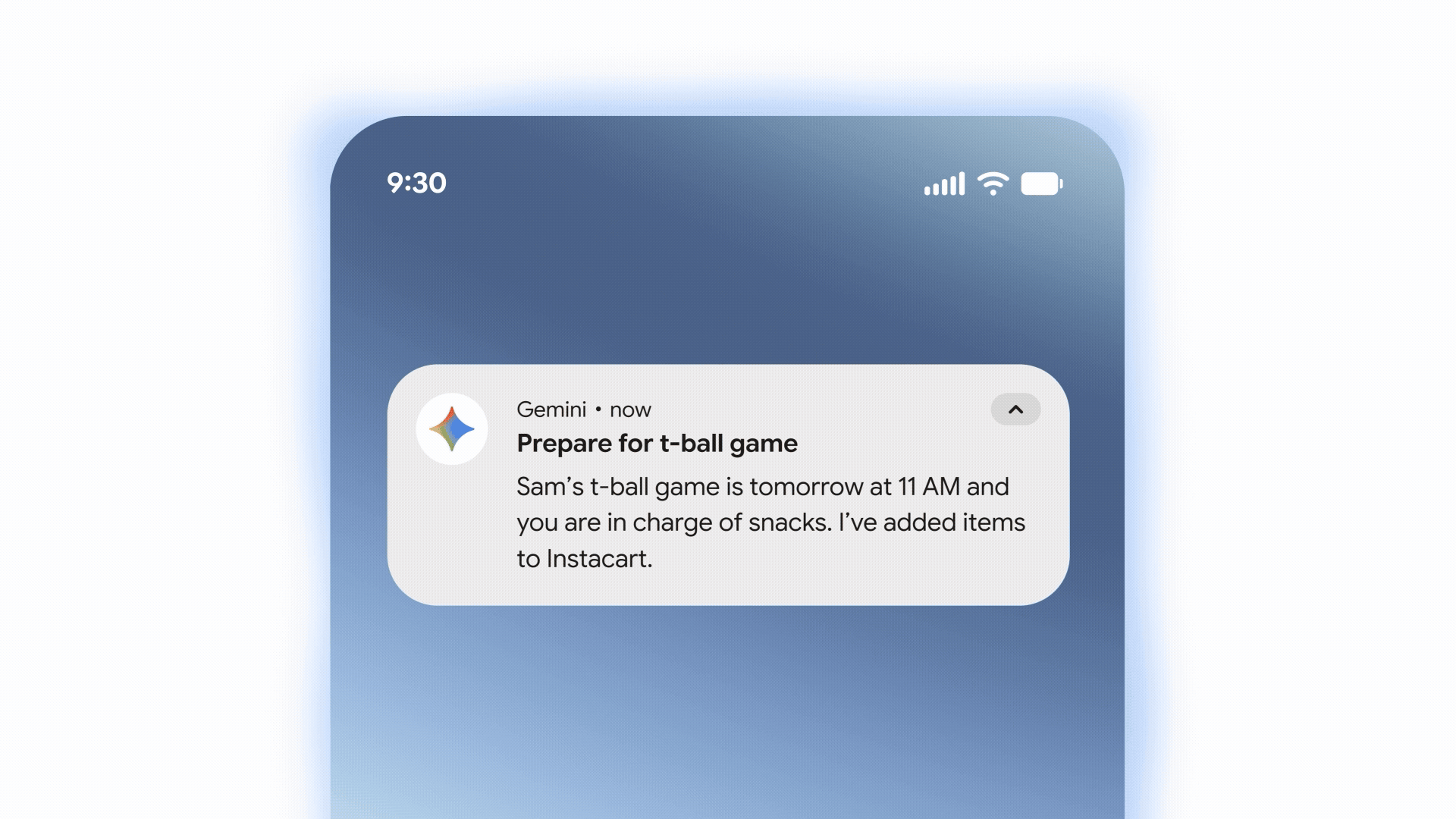 「Gemini Spark」の動作イメージ