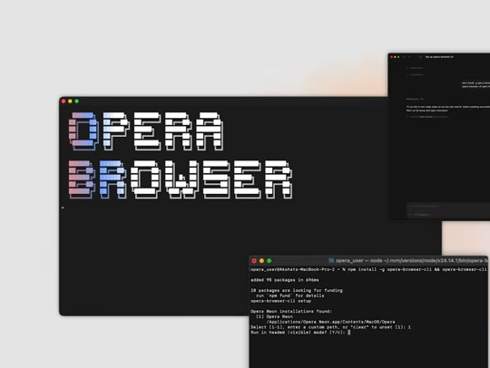 Opera、「opera-browser-cli」を発表