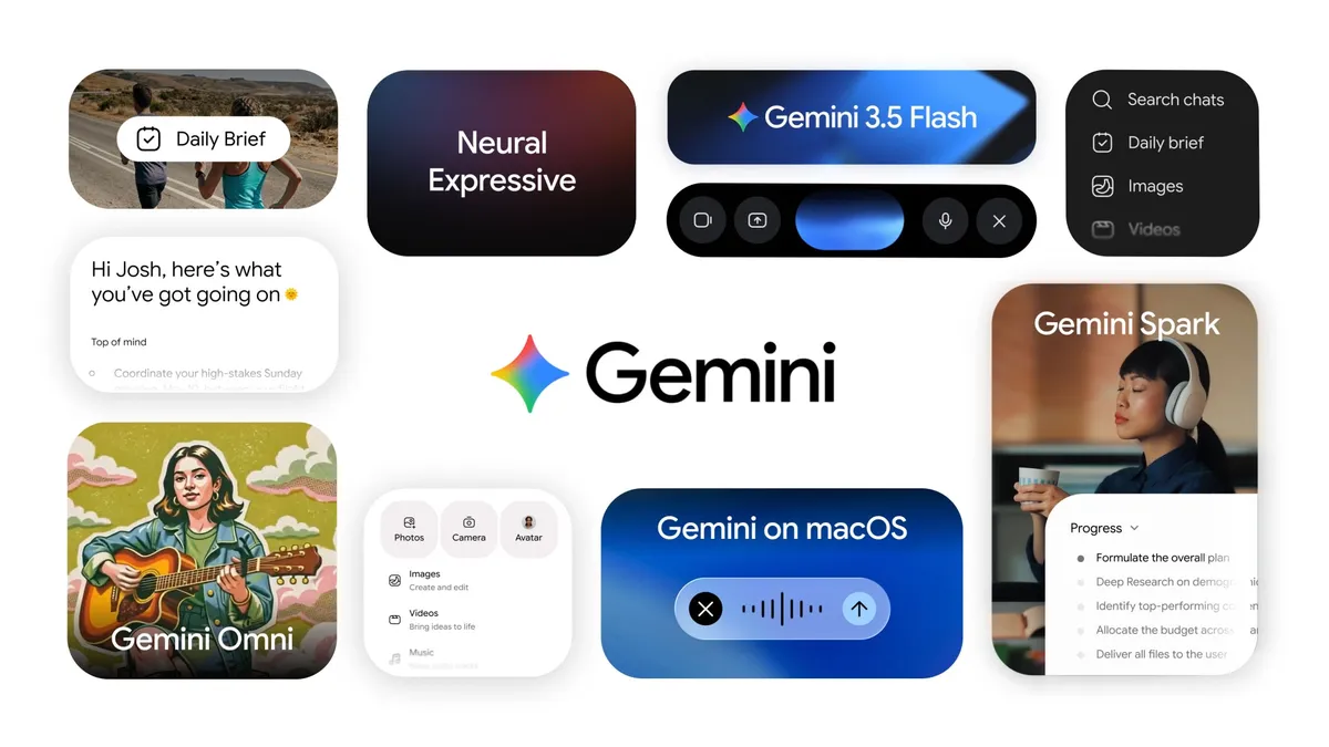 Gemini アプリのさまざまな改良（同社サイトより引用）
