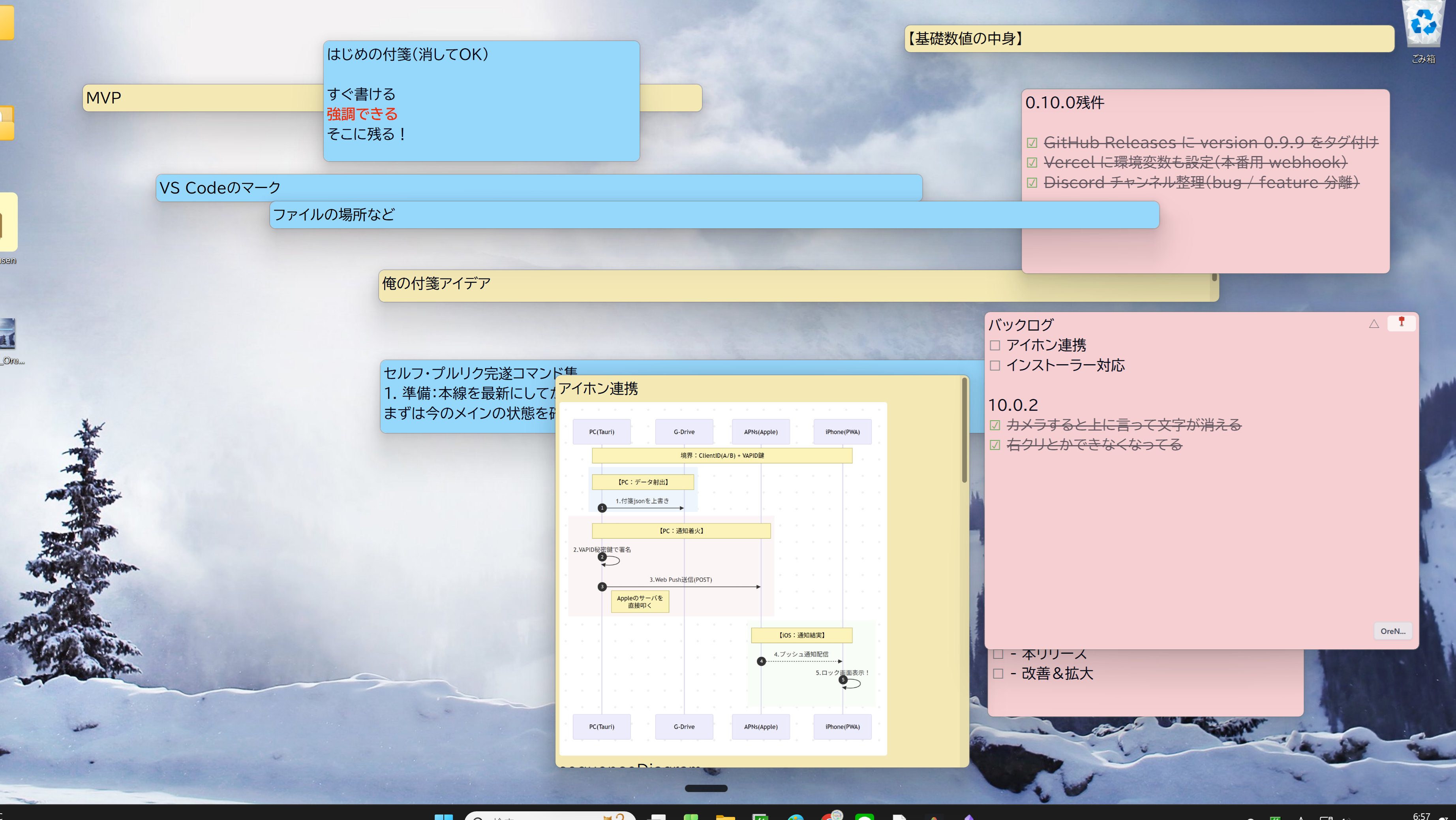 「俺の付箋」