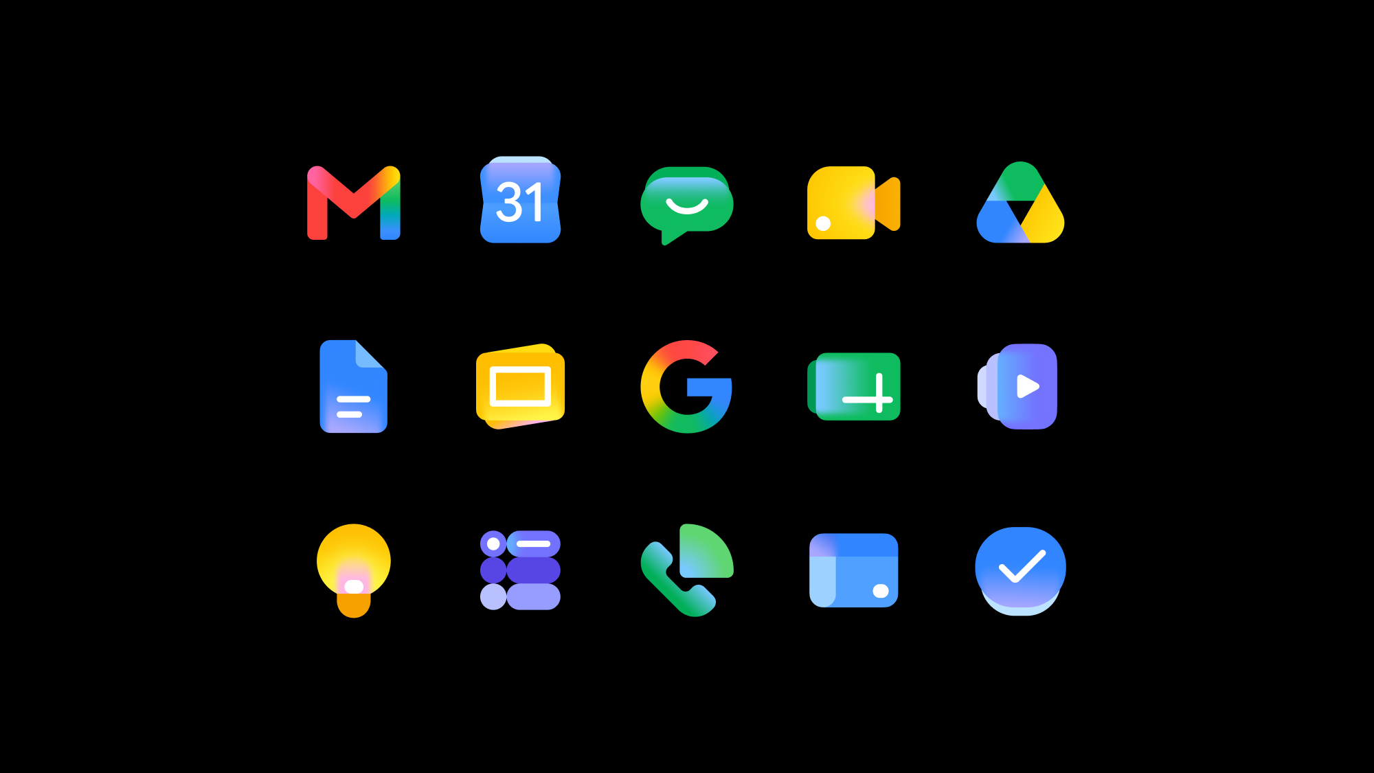 「Google Workspace」のアプリアイコンが刷新（同社サイトより引用）