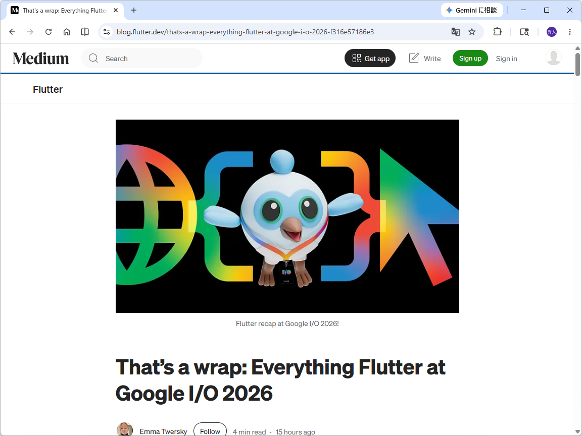 「Dart 3.12」「Flutter 3.44」が公開