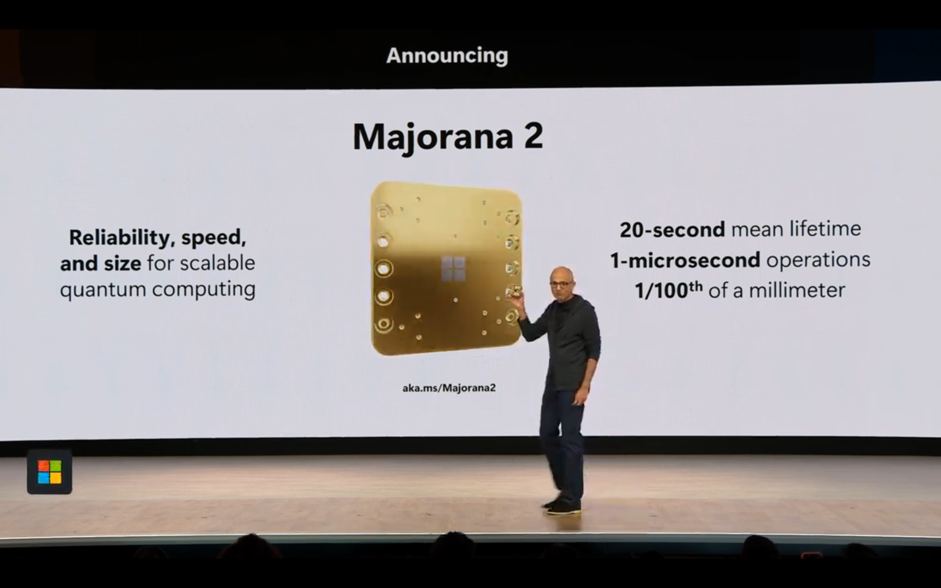 量子チップ「Majorana 2」