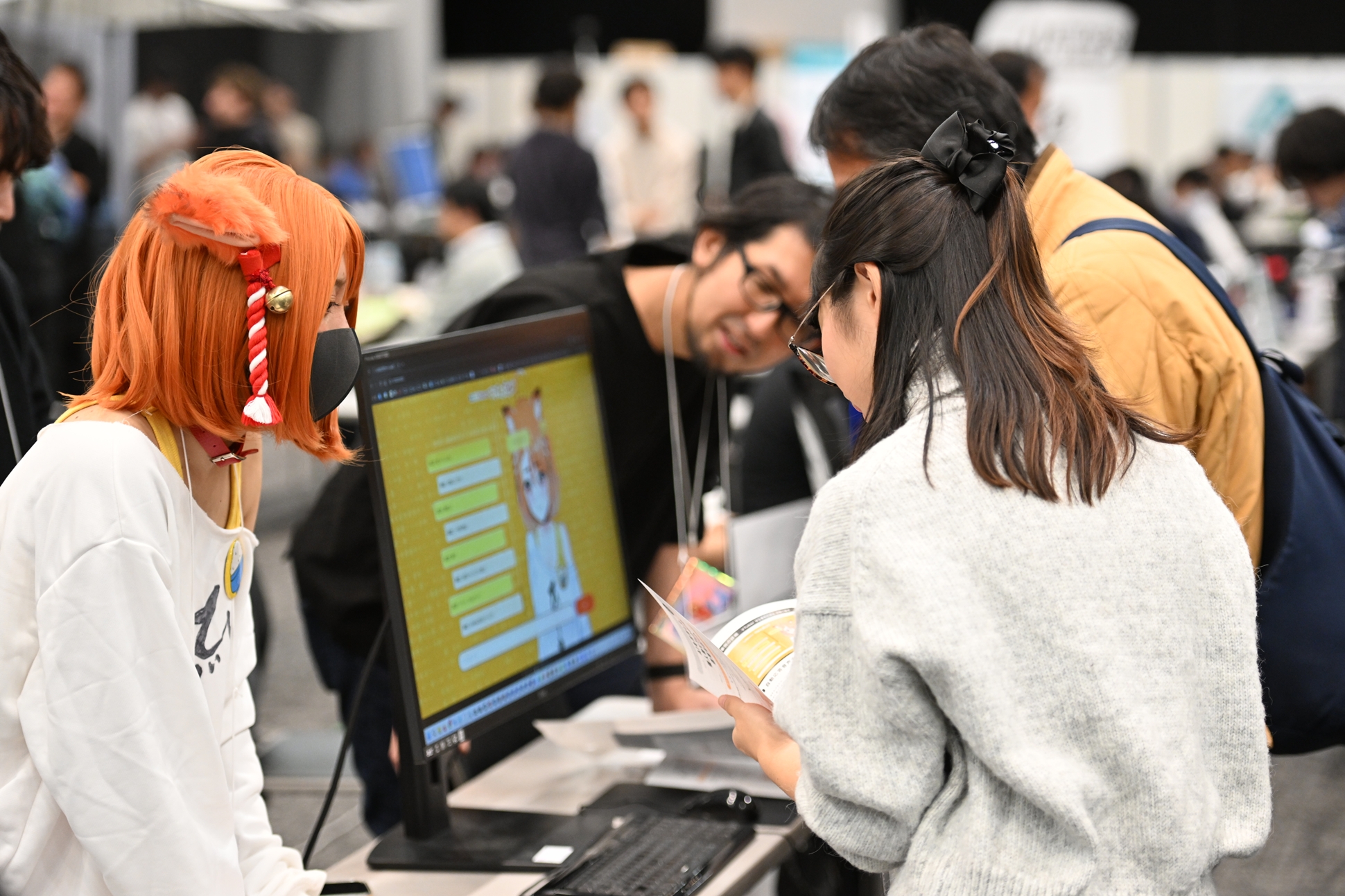 前回の「AIクリエイターズマーケット」の模様