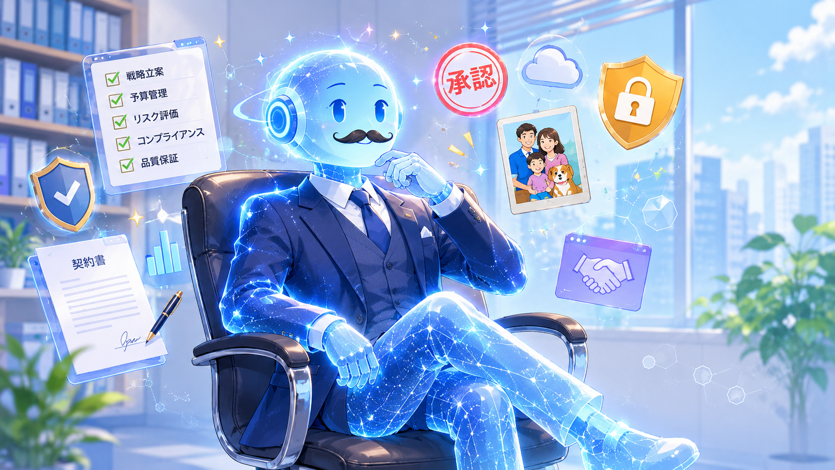 気がつけばChatGPTは『総務課』そして、会社の成長とともに『幹部社員』に