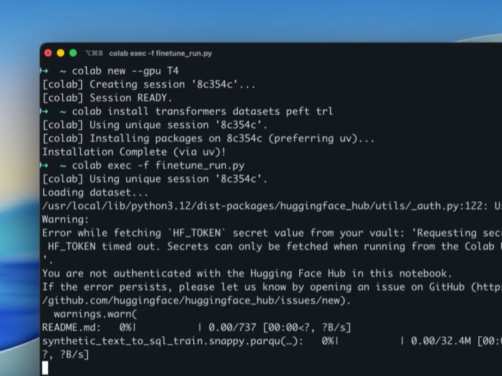 ローカルのターミナルから「Google Colab」を操作できる「Colab CLI」