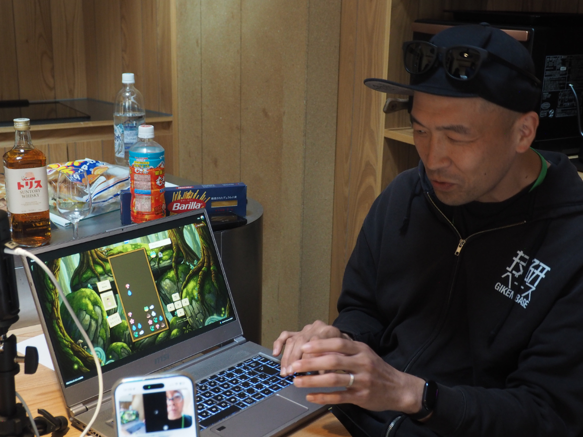 「チーム技研魂」チームが開発したゲームのひとつ。落ち物系パズルの一種だ