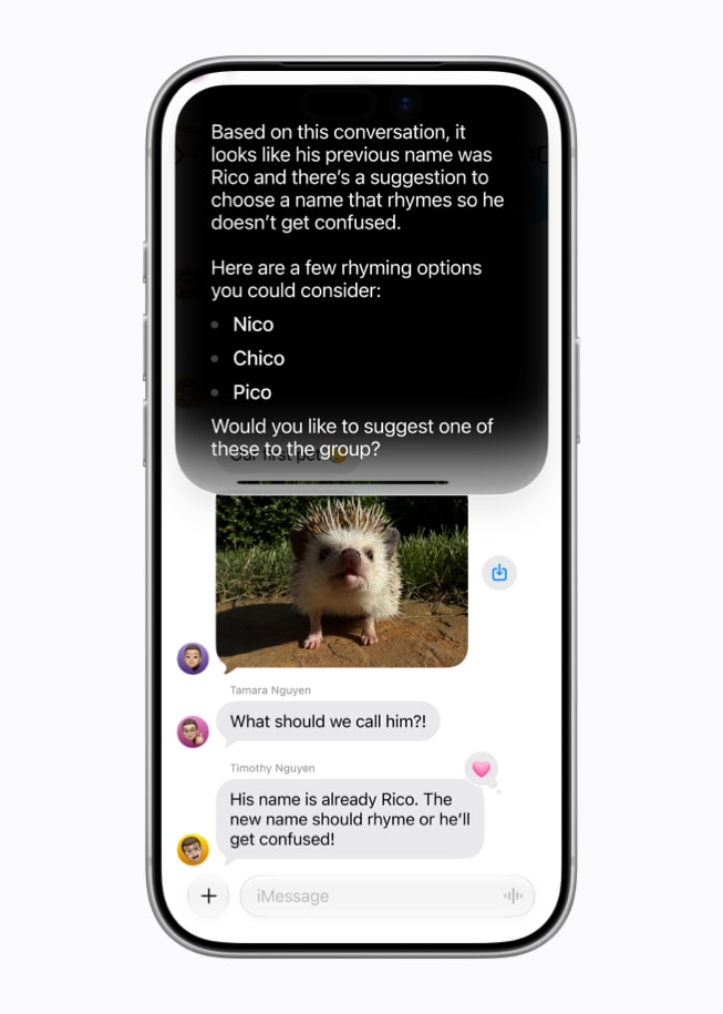 オンスクリーン認識に対応（出典：Apple）