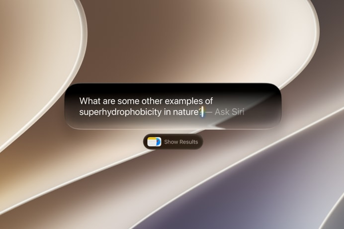 iPadやMacではSpotlightに組み込み（出典：Apple）