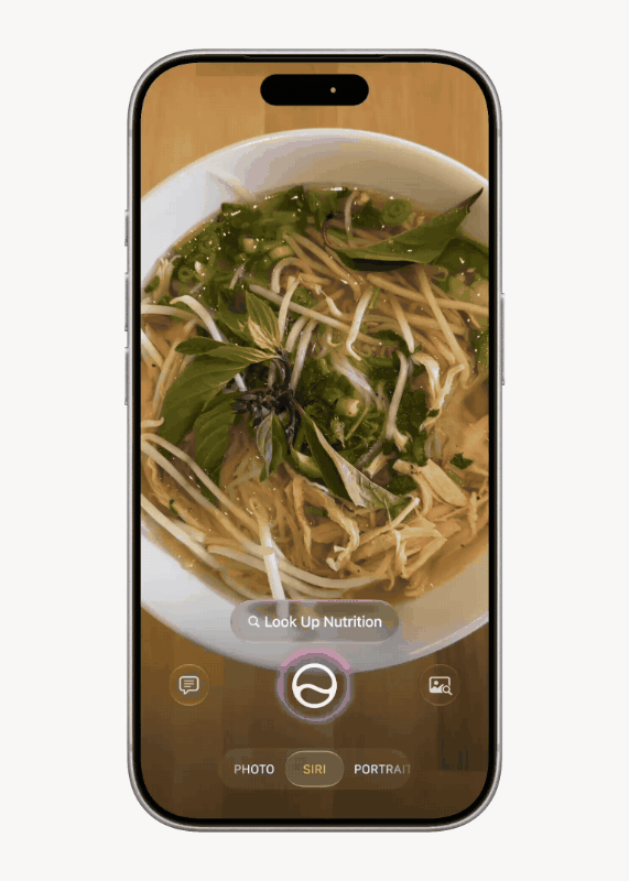 iPhoneのカメラにマルチモーダル機能を組み込み（出典：Apple）