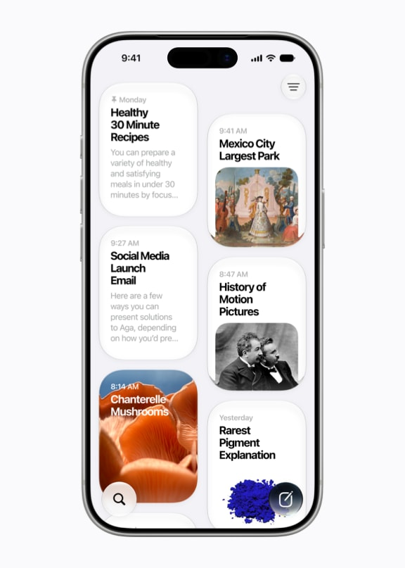製品間で同期できる会話履歴を確認できる専用アプリ（出典：Apple）