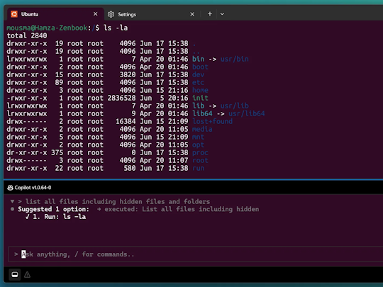 「Intelligent Terminal 0.1.1」が公開。bash/WSL対応や「/fix」コマンドなどを追加