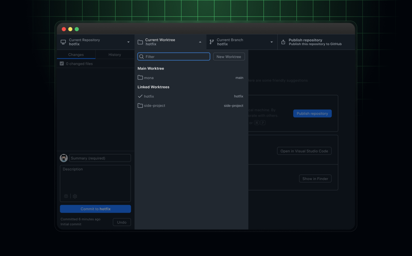 「GitHub Desktop 3.6」