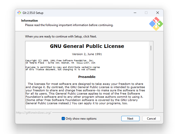 「Git for Windows」v2.55.0が公開