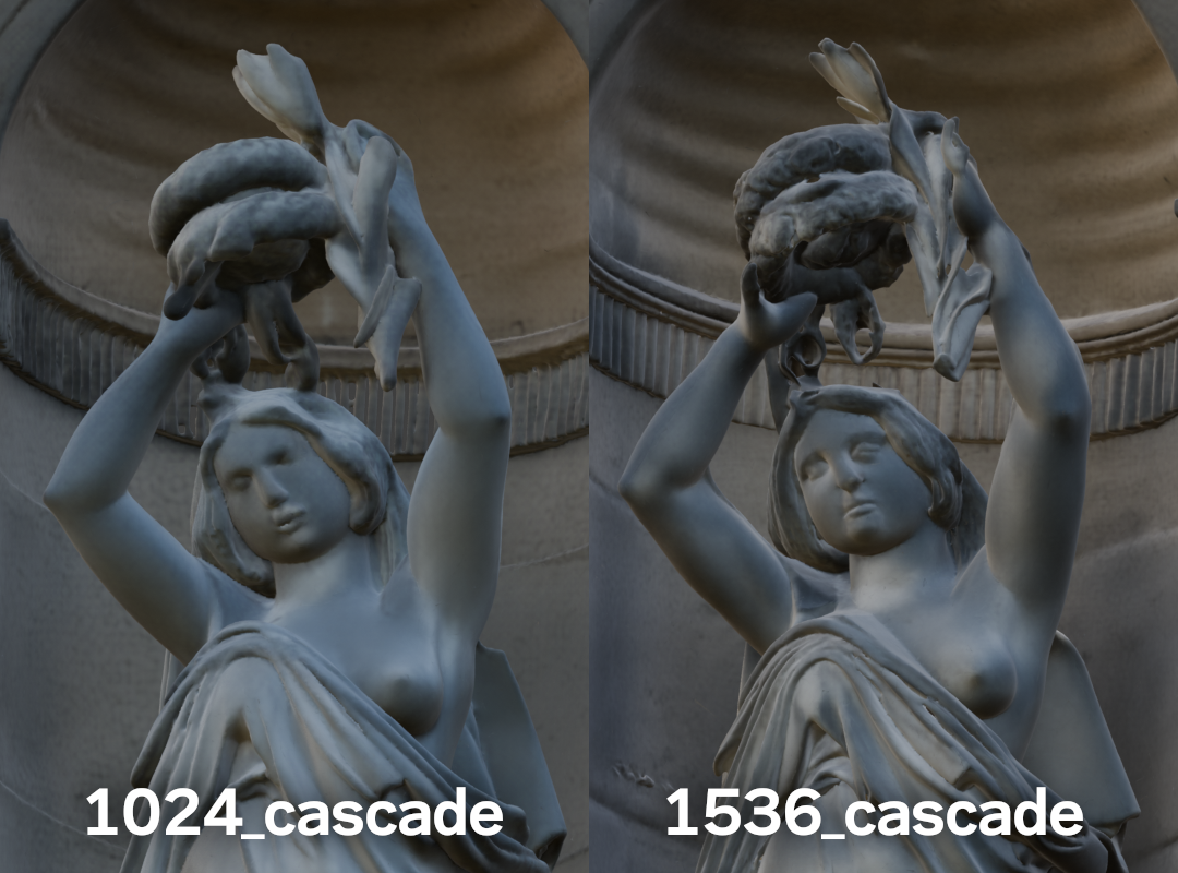 ［pipeline_type］の［1024_cascade］と［1536_cascade］の違い
