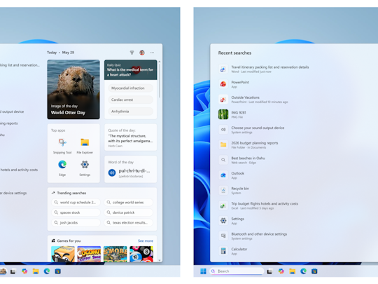 「Windows Search」ボックスの改善が「Windows Insider」向けに展開開始