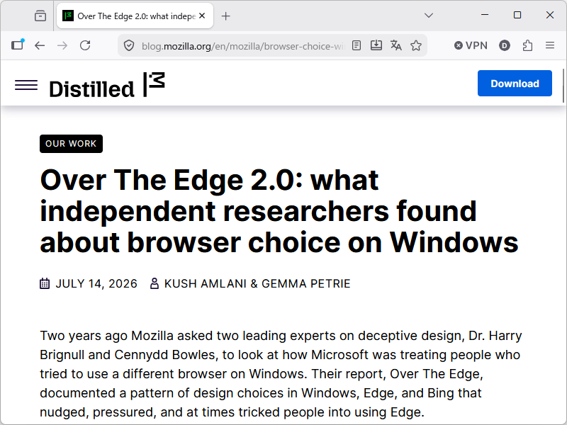 Mozillaの公式ブログ