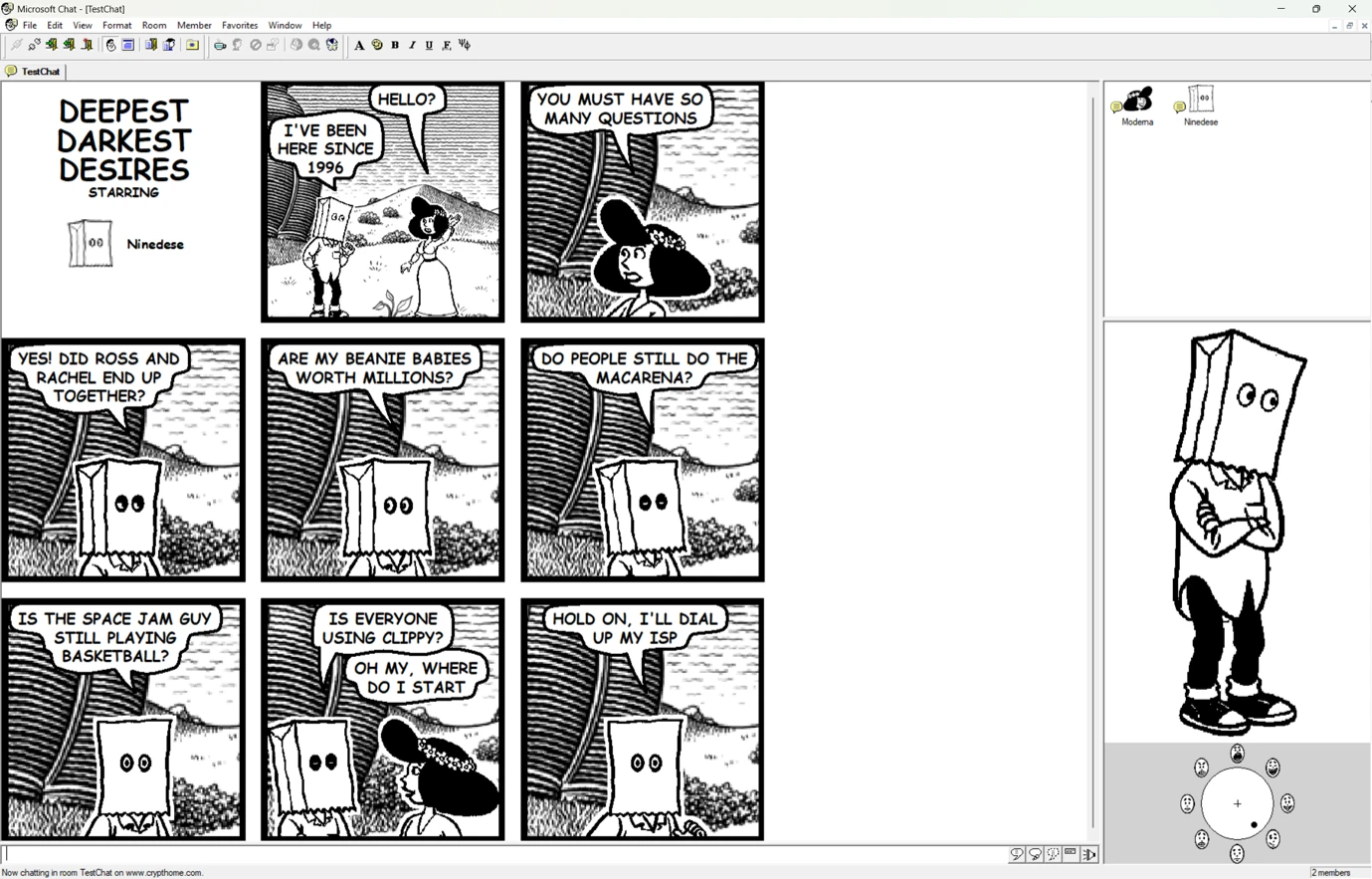 「Microsoft Comic Chat」