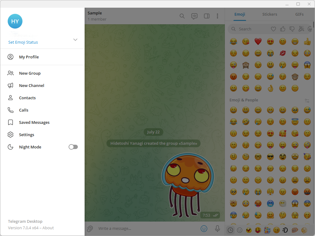 「Telegram」v7.0.4