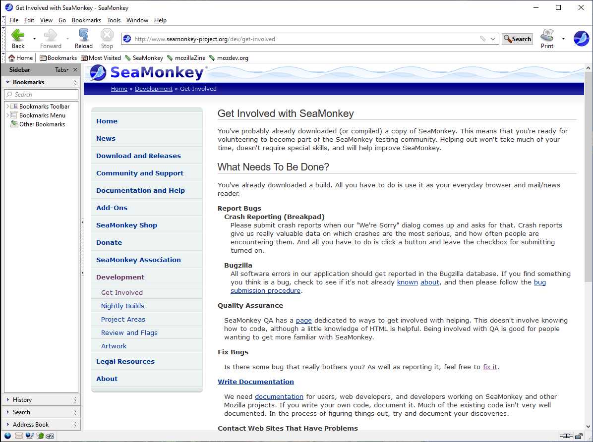 Mozilla Suite後継のインターネット統合環境「SeaMonkey」