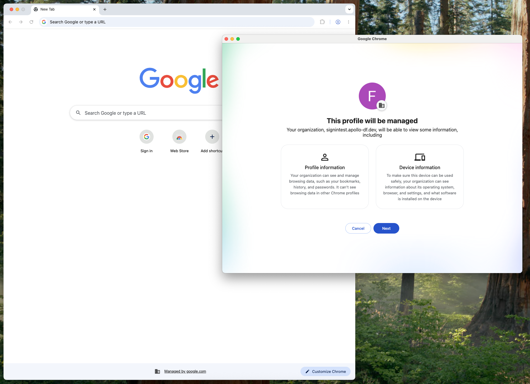 Windows環境でロールアウトされていたプロファイル作成フローのビジュアルアップデートがMac/Linux版にも