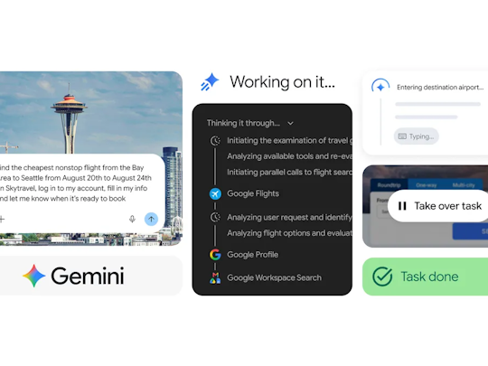 「Gemini」アプリの「Spark」タブ。現在はベータ版として提供されている