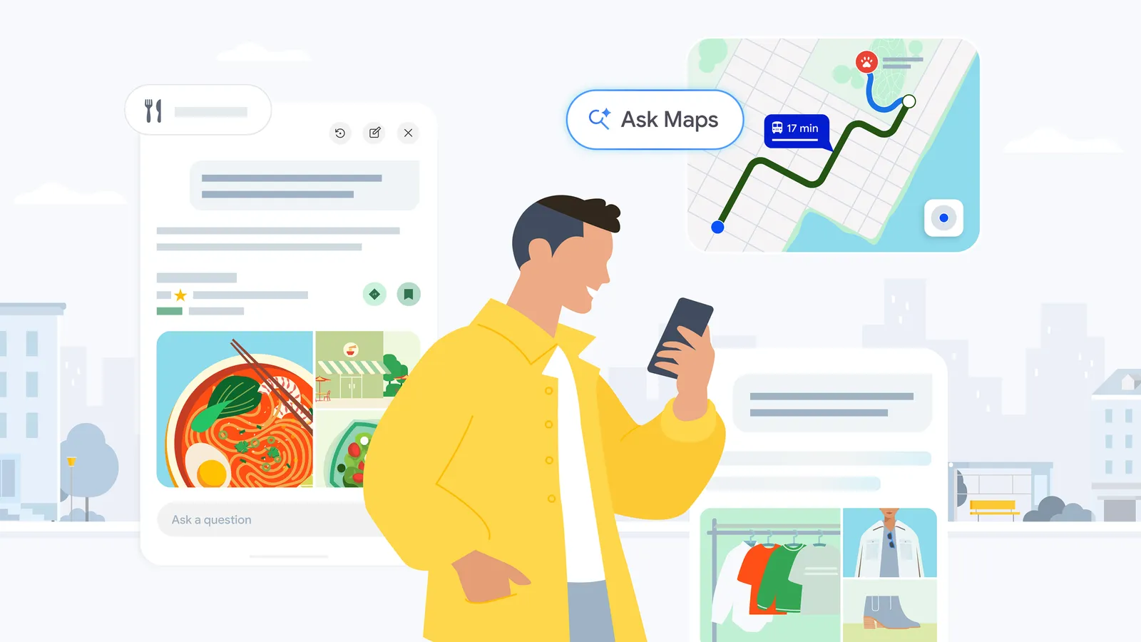 「Google マップ」でGeminiとのチャットで場所を探せる機能がが日本で提供開始