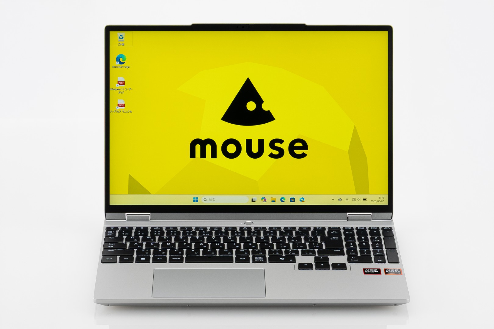 2,560×1,600ドット/sRGB比100％の15.3型液晶を搭載。キーボードは狭いながらもテンキーを搭載