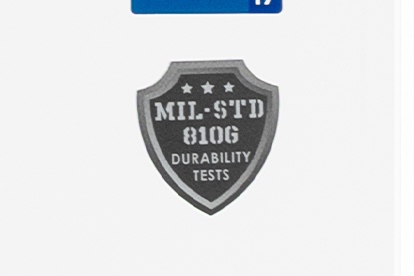 MIL規格「MIL-STD-810G」に準拠、「MIL-STD-810H」よりもさらに多い測定項目をクリアしている