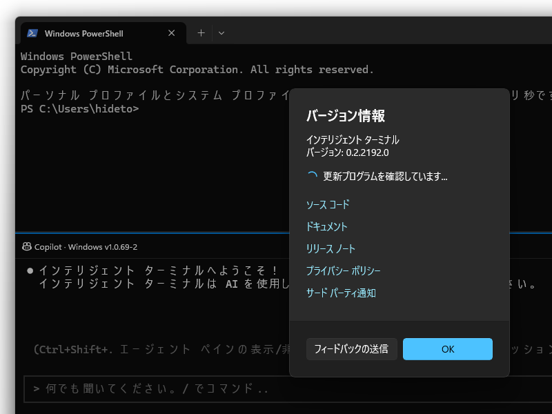 「Intelligent Terminal 0.2」が公開