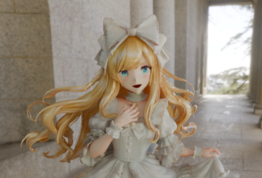 AIに作ってもらった3Dモデルの例