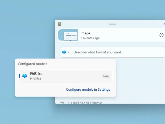 「Advanced Paste」がオンデバイスAI「Phi Silica」に対応