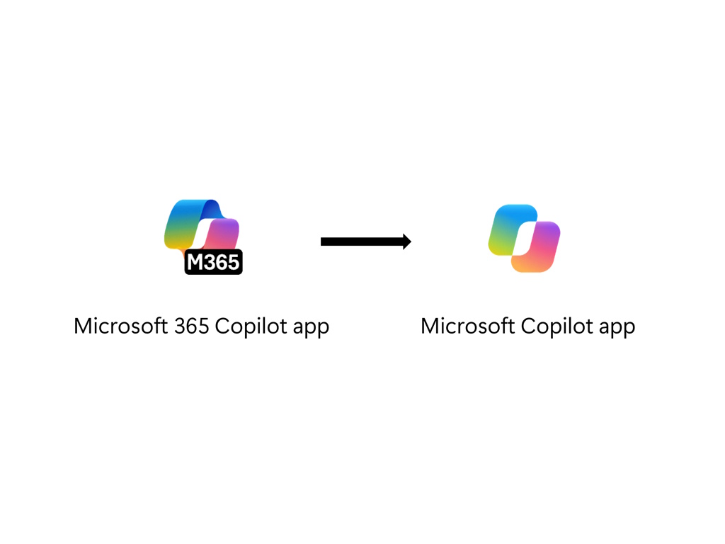 「Microsoft 365 Copilot」アプリが「Microsoft Copilot」アプリに。アイコンも変わる