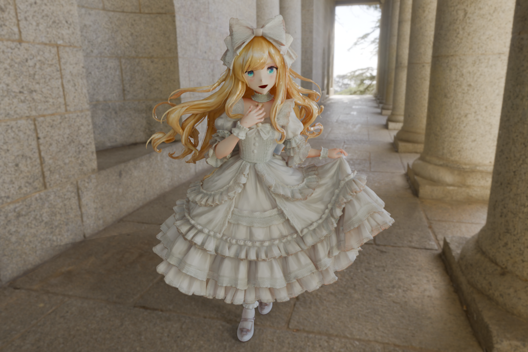 AIで生成した3Dモデルの例