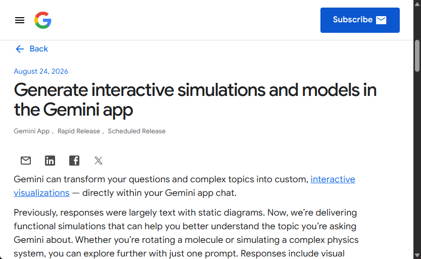 「Google Workspace」の「Gemini」が操作可能なコンテンツを使った回答を生成可能に