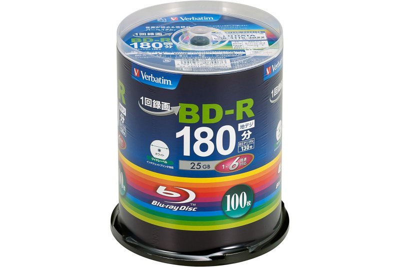 バーベイタム BD-R 25GB×100枚